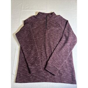 Marc Anthony Size‎ Large Slim Fit Quarter Zip Pullover Plum/Purple